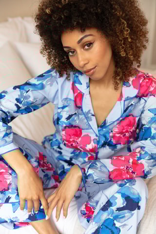 Camisa de pijama Lyla - Azul-celeste