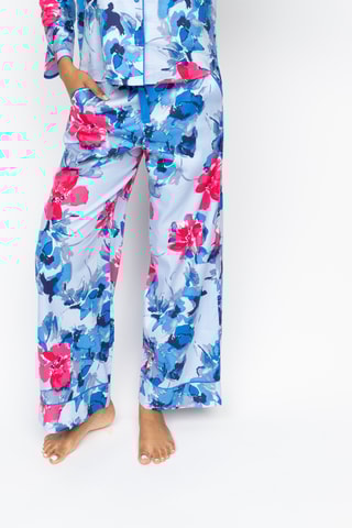 Calças de pijama Lyla - Azul-celeste