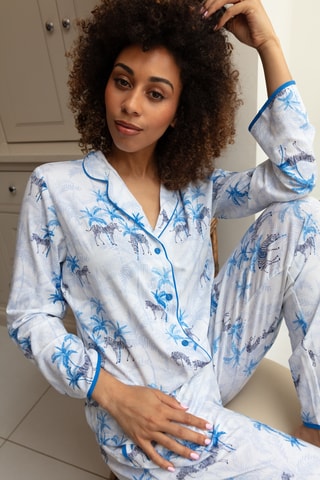 Camisa de pijama Lyla - Branco