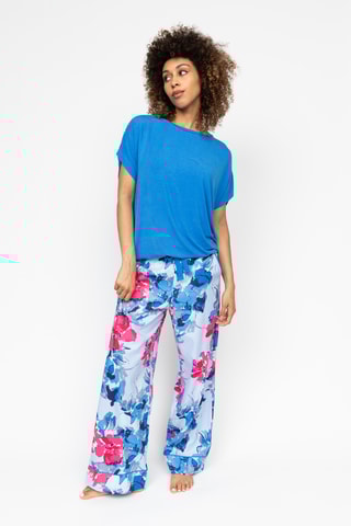 T-shirt de pijama Lyla - Azul-escuro