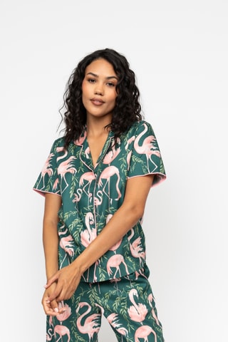 Camisa de dormir Ivy - Verde-escuro