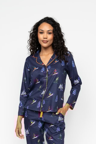 Camisa de pijama Alpes - Azul-marinho