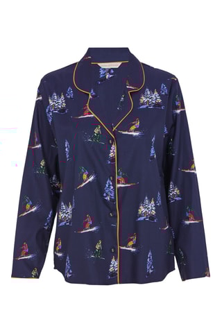 Camisa de pijama Alpes - Azul-marinho