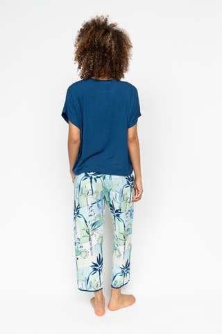Blusa de pijama Harriet - Azul-petróleo