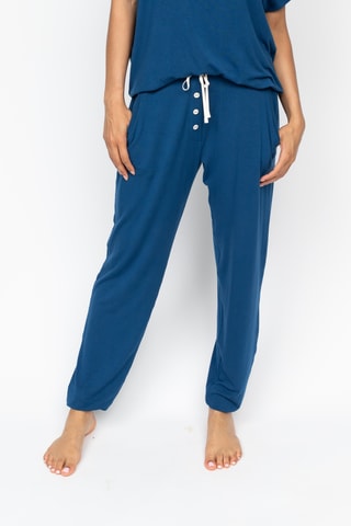 Calças de pijama Harriet - Azul-petróleo