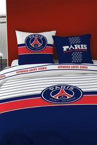 Conjunto de edredão em algodão PSG - Azul