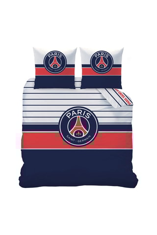 Conjunto de edredão em algodão PSG - Azul
