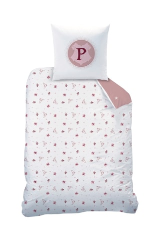 Conjunto de edredão Harry Potter - Rosa e branco