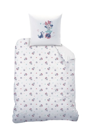 Conjunto de cama reversível Minnie Disney - Branco