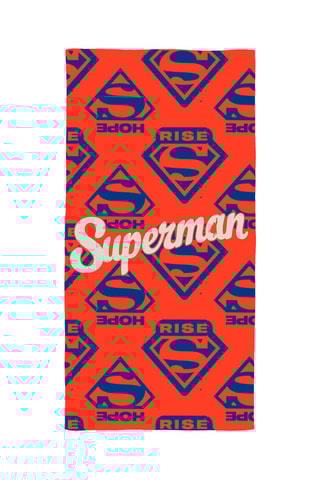 Toalha de Praia Superman A liga dos Justiceiros Rise 75x150cm