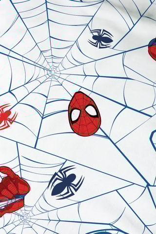 Conjunto de edredão em algodão Spider-man Os Vingadores Marvel - Azul-cobalto