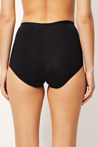 Culotte taille haute - Noir