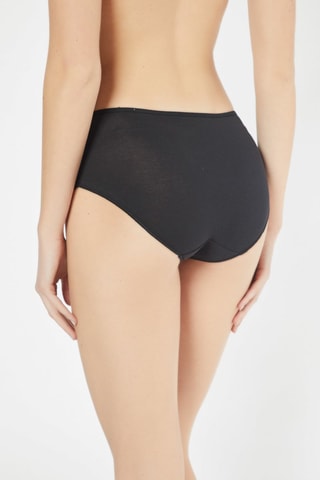 2 cuecas cintura média Preto