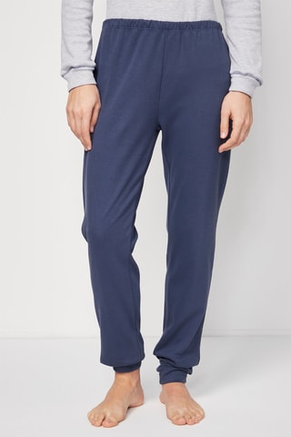 Conjunto de pijama - Cinzento e azul