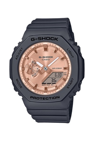 Digitaal Hars Quartz Horloge - Zwart en Roségoudkleurig