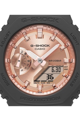 Digitaal Hars Quartz Horloge - Zwart en Roségoudkleurig