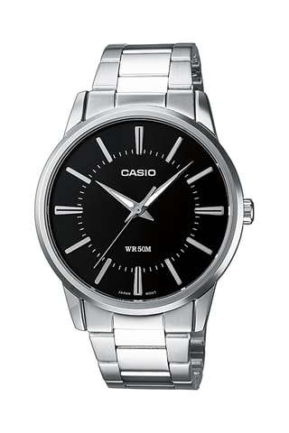 Roestvrijstalen Quartz Horloge - Zilverkleurig en Zwart