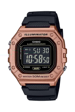 Digitaal Hars Horloge - Chronograaf - Chronometer - Zwart en Roségoudkleurig