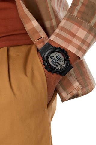 Digitaal Hars Horloge - Chronometer - Zwart