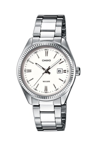 Stalen Quartz Horloge Zilverkleurig