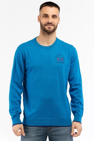 Pull en laine - Bleu