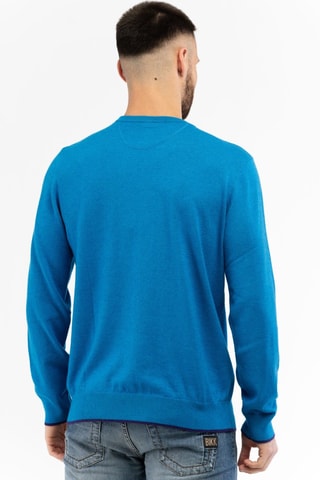 Pull en laine - Bleu