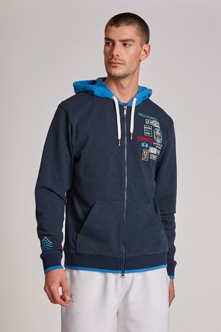 Veste à capuche - Bleu marine