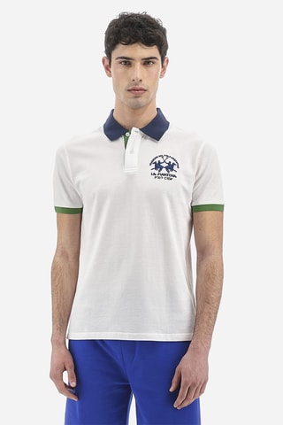 Polo regular - Blanc