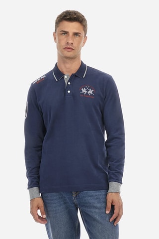 Polo regular - Bleu marine