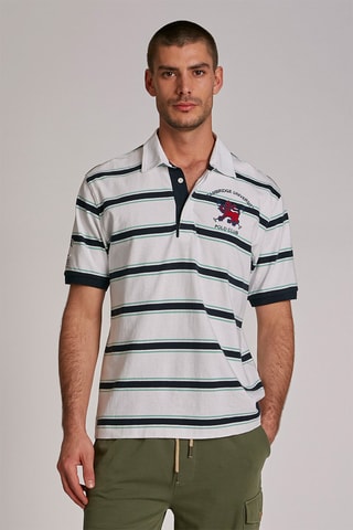 Polo - Blanc et bleu