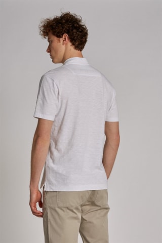 Polo - Blanc chiné