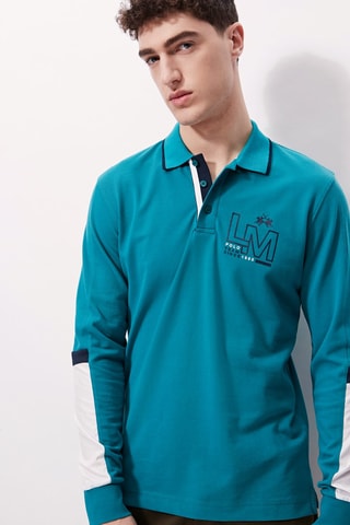 Polo - 
Bleu canard