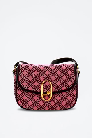 Sac bandoulière - Rose et noir