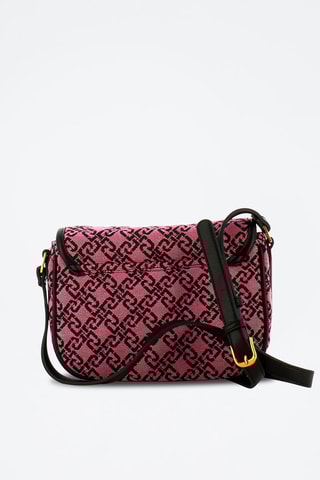 Sac bandoulière - Rose et noir