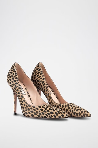 Geitenleren Pumps Marilyn - Beige en Zwart - Liu Jo