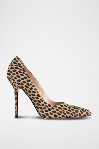 Geitenleren Pumps Marilyn - Beige en Zwart - Liu Jo