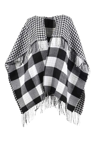 Poncho - Zwart en Wit