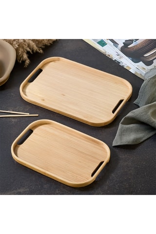 2 Houten Schalen - Naturel
