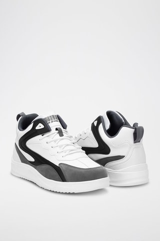 Sneakers - Wit en Donkergrijs