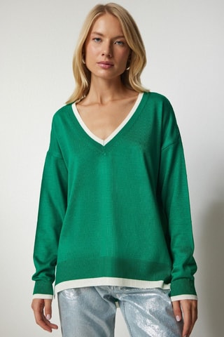 Oversized trui - Groen
