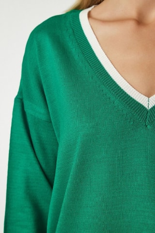 Oversized trui - Groen