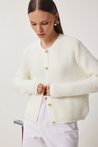 Wollen Vest - Ecru