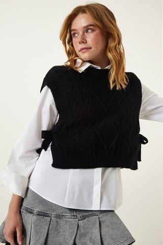 Mouwloos Vest - Zwart