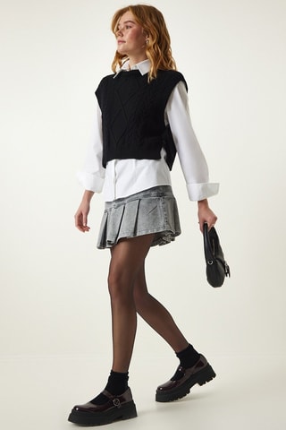 Mouwloos Vest - Zwart