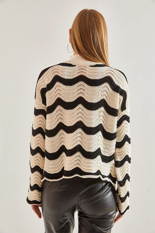 Trui - Zwart en Beige