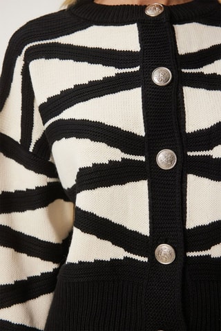 Vest - Zwart en Ecru