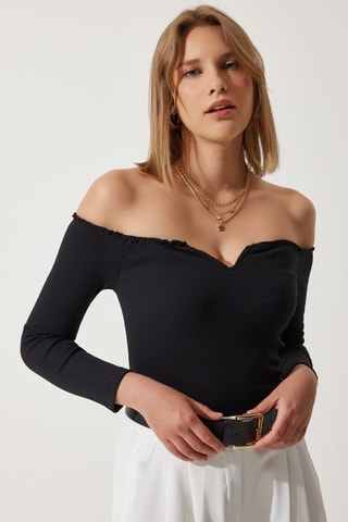 Top - Zwart