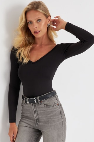 Top - Zwart
