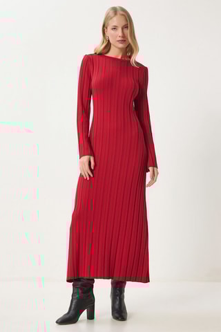 Trui-jurk - Rood