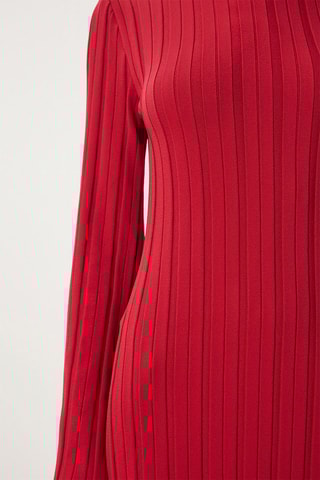 Trui-jurk - Rood